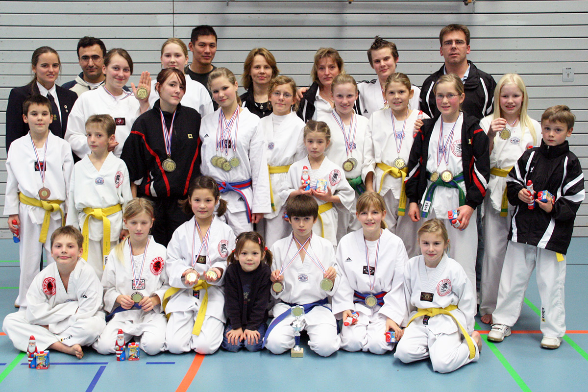 Die Teilnehmer des Kieler Kids Cup von Bushido!