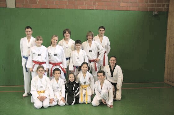 Die Lehrgangsteilnehmer von Bushido