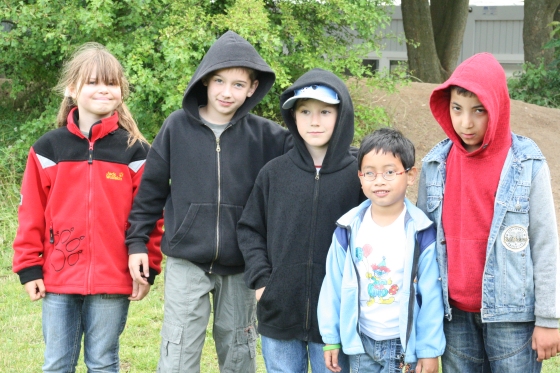 Die Bushido-Kids haben Spaß!