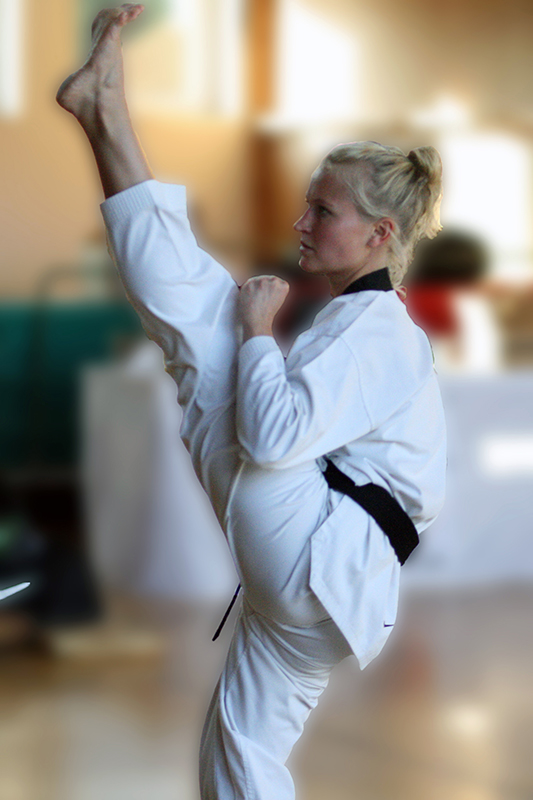 Die Bushido-Trainerin Svea Meyn.