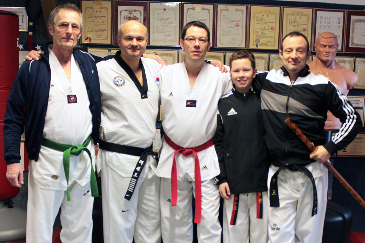 (v.l.) Rolf Schüssler, Mathias Grün, André Rixen, Leon Rixen & Martin Paust.