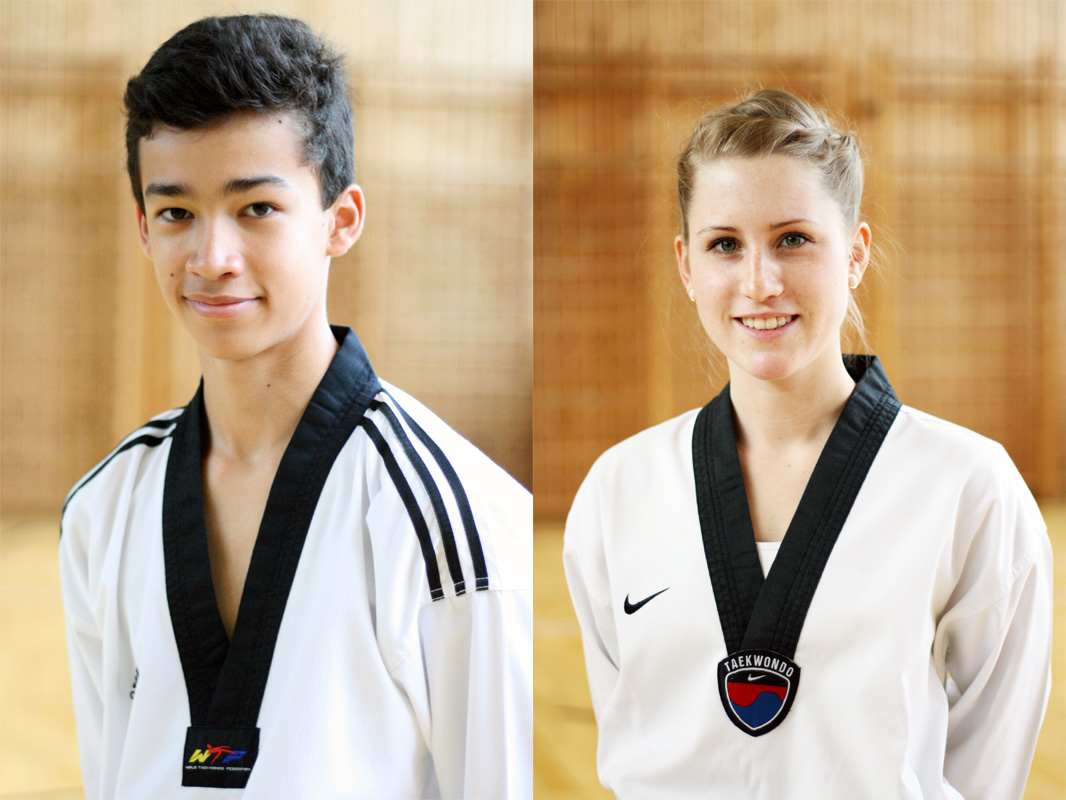 Ken-Levan Jordt (l.) ist neuer Aktivensprecher und Kim Berhold (r.) ist neue Assistenz-Landestrainerin.