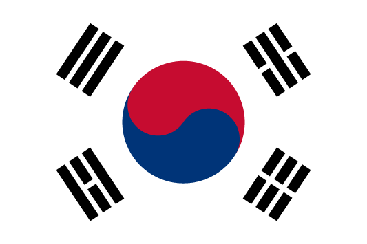 Flagge Südkoreas